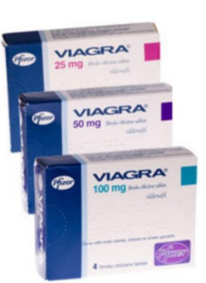 Viagra by Pfizer in 25mg, 50mg, and 100mg