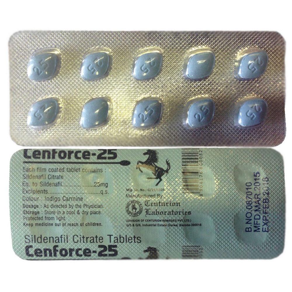 Cenforce 25 Tablets from Centurion Laboratories